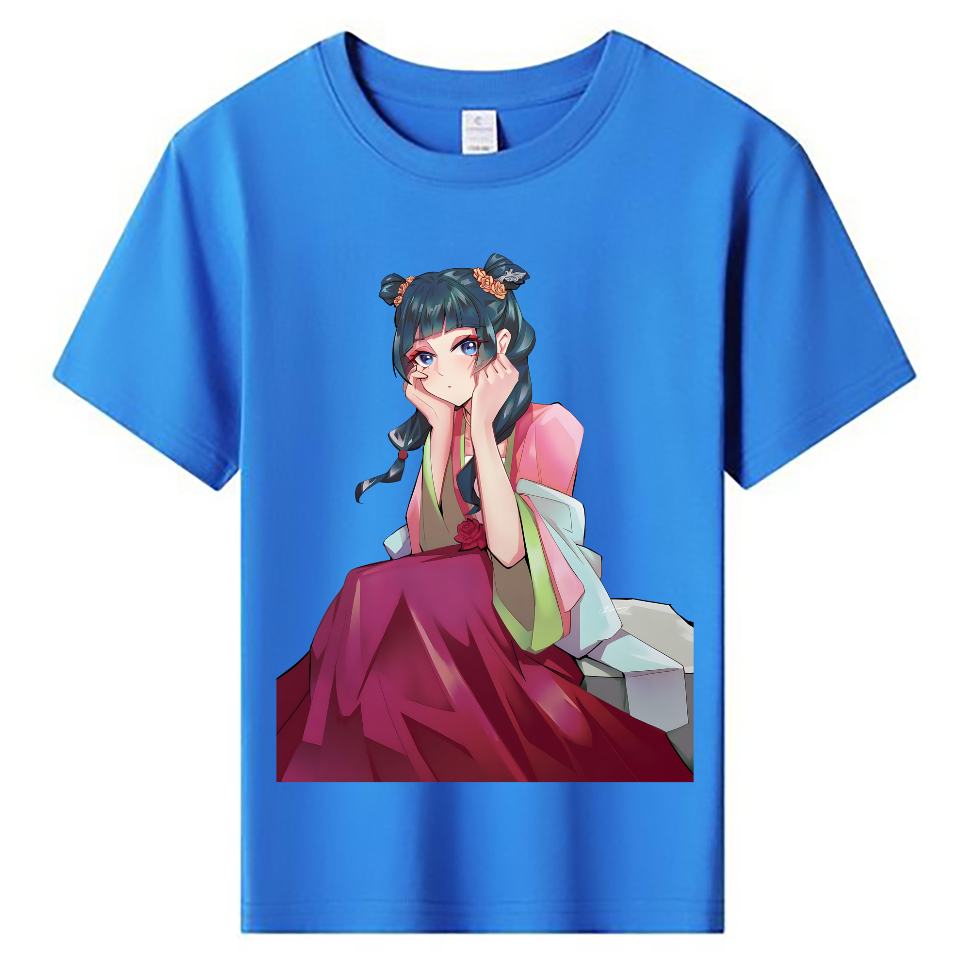 （画像用） 薬屋のひとりごと The Apothecary Diaries 綿100％キッズTシャツ（フロントプリント）